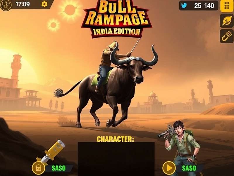 Bull Rampage India Edition gameplay screenshot
